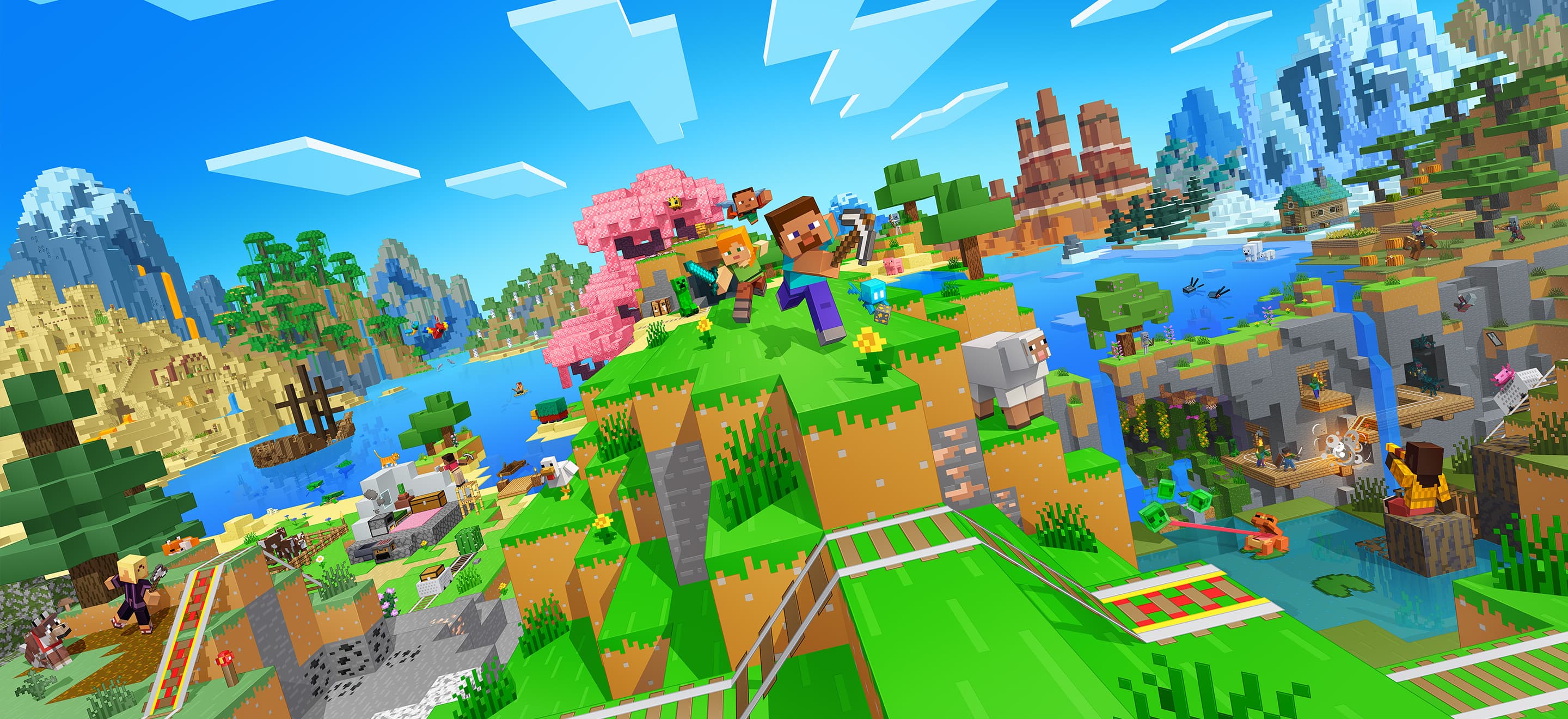 Minecraft key art